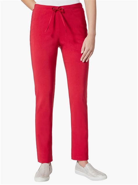 strecove kalhoty  barve cervena witt international