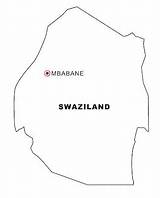 Bandera Swazilandia Pegar Recortar Dibujar Imprimir sketch template