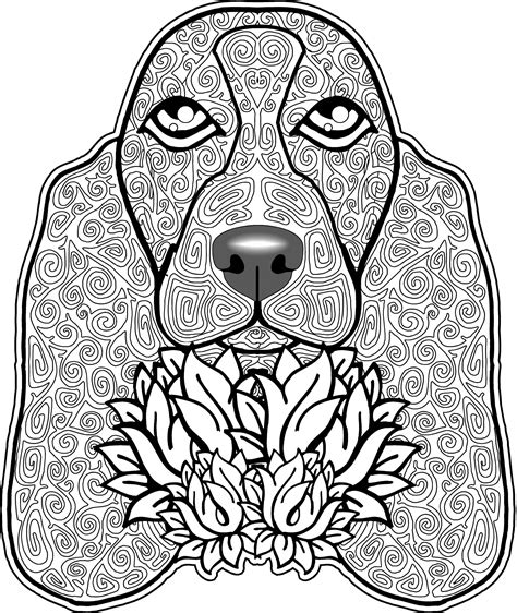 dog head coloring pages  getcoloringscom  printable colorings