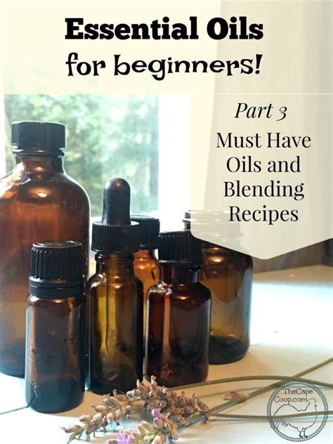 essential oils  beginners iii   oils blending recipes