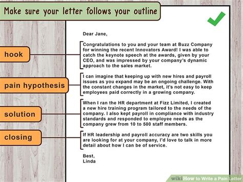 write  pain letter  steps  pictures wikihow