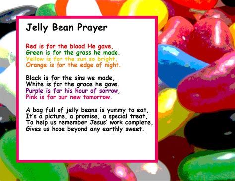 easter jelly bean prayer  childrens ministry effective