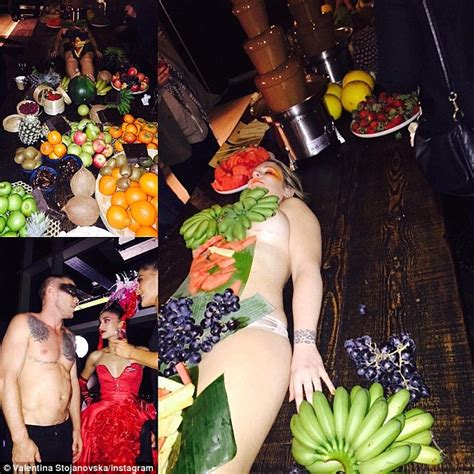 naked woman hired by cruise bar in sydney to cover themselves in food daily mail online