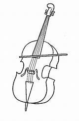 Coloring Pages Music Cello Coloringpages1001 sketch template