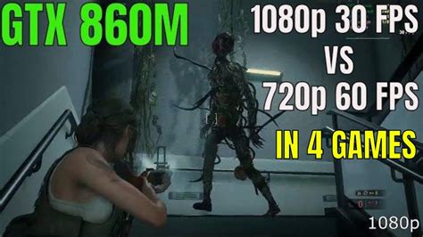 1080p 30 Fps Vs 720p 60 Fps Gtx 860m Youtube