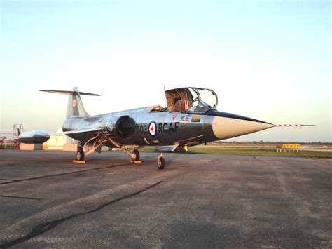 iconic starfighter aircraft lands  royal aviation museum  western canada skies mag