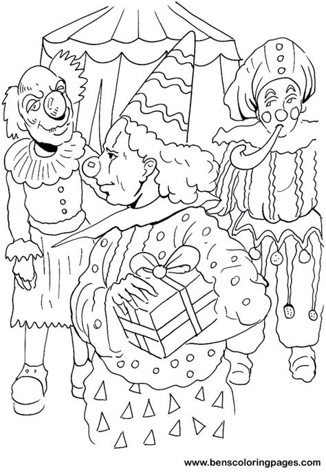 circus coloring pages