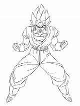 Vegito Lineart Pages Ssj4 Coloring Deviantart Drawings Sketch Template sketch template