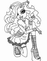Monster High Clawdeen Coloring Wolf Pages Drawing Games Printable Catty Draculaura Noir Scaris Paintingvalley Getcolorings Color Drawings Collection Ages Pastime sketch template