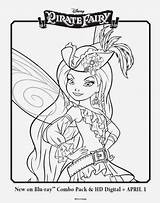 Coloring Pirate Pages Fairy Disney Printable Tinkerbell Fairies Zarina Colouring Box Silvermist Grab Crayons Color Pan Peter Vidia Fawn Visit sketch template