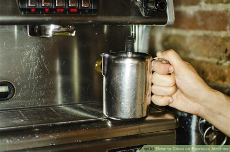 ways  clean  espresso machine wikihow