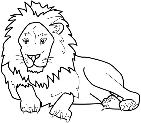 lion  zoo coloring pages  kids fsg printable lions  tigers