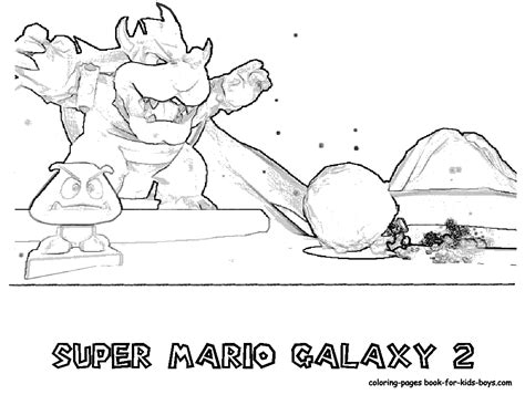 transmissionpress wii super mario galaxy  coloring pages