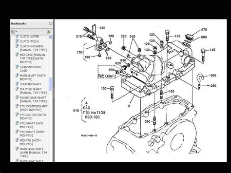 kubota ldt lf  dt  tractor parts manuals