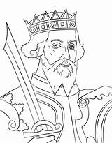 William Conqueror Coloring Pages Colouring Printable Drawing Duke Cartoon Supercoloring Alfred Kings King Medieval Color Categories sketch template