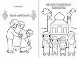 Perayaan Raya Aidilfitri July sketch template