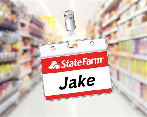 printable state farm jake prop cosplay id card id badge etsy