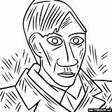 Picasso Portrait sketch template