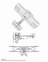 Sopwith Pup Aviation sketch template