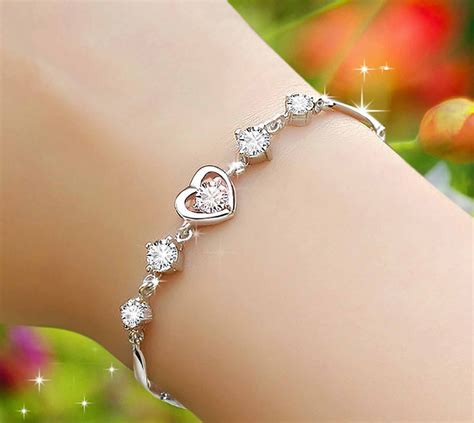 gift  silver bracelets  women  perfect women