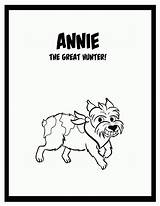 Annie Orphan Oakley sketch template