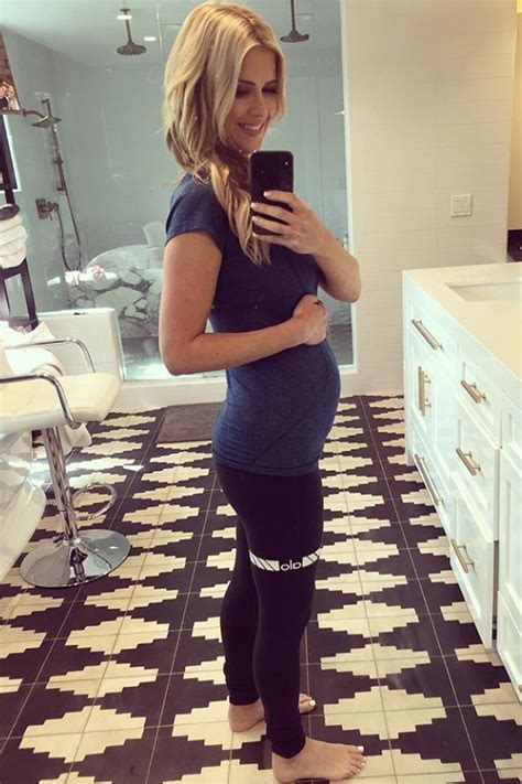 pregnant christina anstead shares makeup before and after photo