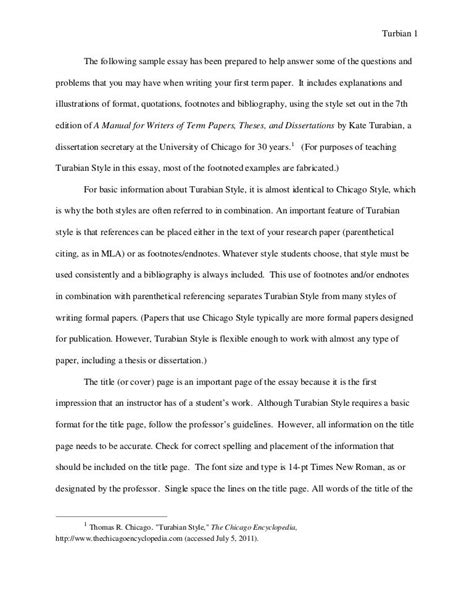 turabian  paper  footnotes sample paper austin peay stat