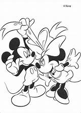Mickey Mouse Minnie Coloring Pages Hellokids Disney Print Color Online sketch template