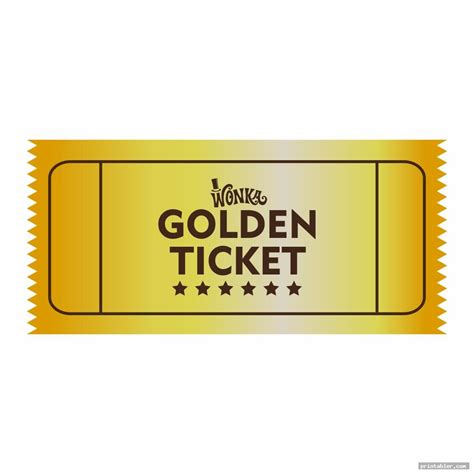 printable wonka golden ticket