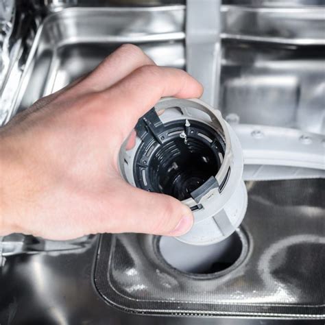 clean  dishwasher filter family handyman