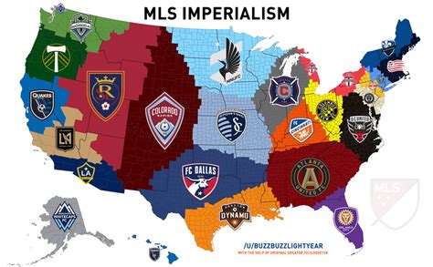 major league soccer imperialism map season opener  mls