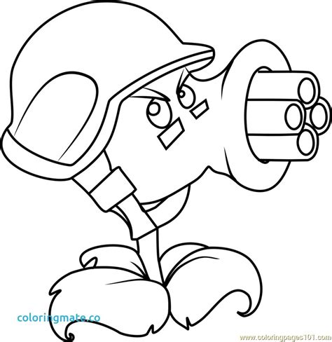 peashooter coloring pages  getcoloringscom  printable