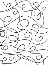 Coloring Abstract Pages Line Swirls Drawing Wavy Swirl Sheet Designs Easy Lines Sheets Crab Apple Popular Getdrawings Adult November sketch template