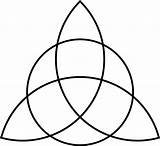 Triquetra Circle Vector Symbol Clipart Triangle Vectors Symbols Signs Getdrawings Clip Designs Premium sketch template