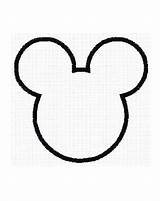 Mickey Mouse Outline Ears Head Template Coloring Line Stencil Pages Outlines Clipartmag Face Printable Drawing Tattoo Br Google sketch template
