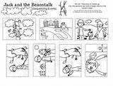 Beanstalk Sequencing Sequence Tale Comprehension Visit sketch template