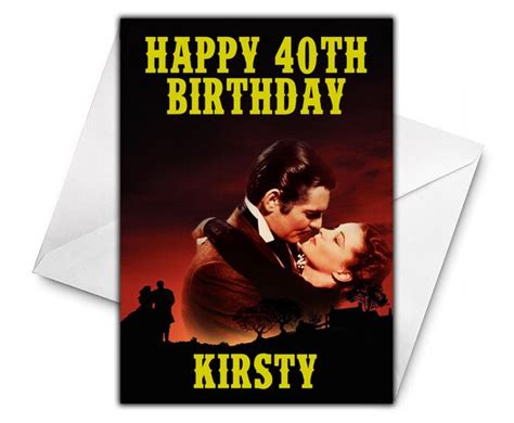 wind personalised birthday card    etsy