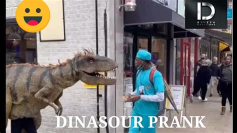 Dinosaur Prank Video 😂😂😂 Youtube