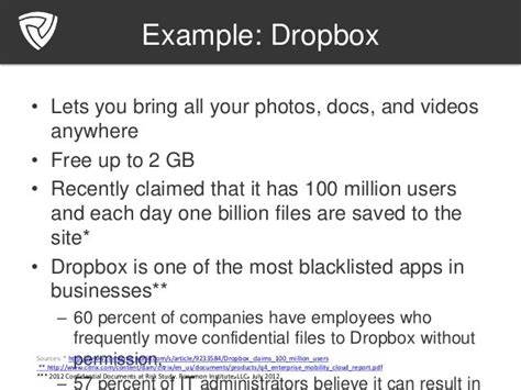 dropbox problem  file sharing  security  smbs
