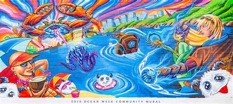 ocean week 2016 mural