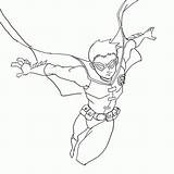Coloring Pages Robin Batman Female Superhero Starfire Nightwing Drawing Colouring Superheroes Draw Line Library Clipart Dc Marvel Comments Coloringhome Getdrawings sketch template