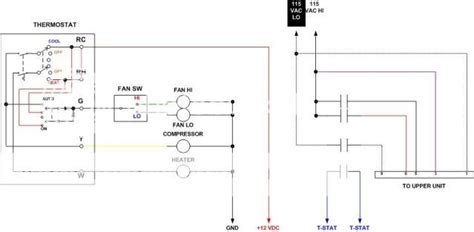 rv thermostat wiring diagram  wire greenise