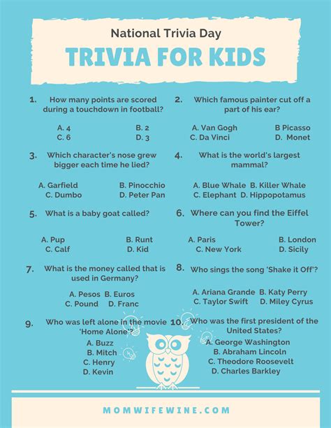 trivia questions  kids quiz questions  answers memorial day