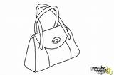 Purse Draw Drawing Bag Handbag Paintingvalley Drawingnow Drawings Coloring sketch template