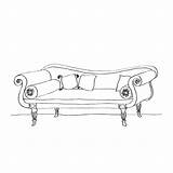 Coloring Furniture Pages Coloringtop sketch template