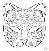 Masken Ausmalen Maske Ausmalbilder Gepard Kinderbilder Malvorlagen sketch template