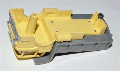 aurora tjet yellow dump truck   box label ho scale slot cars pre  ebay