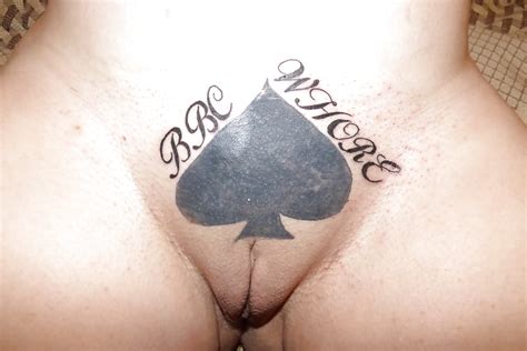 Before And After My Queen Of Spades Pussy Tattoo 3 Pics