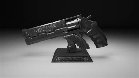 cyberpunk revolver concept art