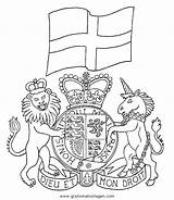 Wappen Inghilterra Nazioni Bretagna Bandiere Ausmalen Flaggen Escudos Geografie Monarchy Niue Malvorlage Categoria Midisegni sketch template